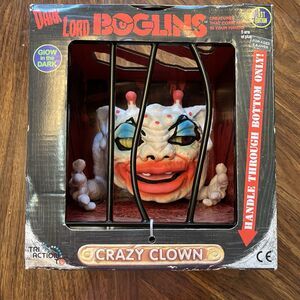 Boglins Crazy Clown 2021 Halloween Edition Dark Lord Glow In The Dark used, box